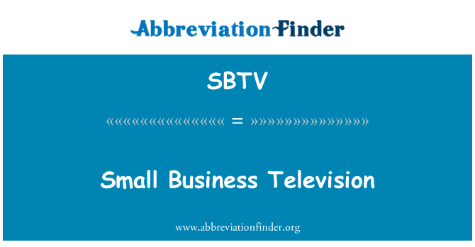 SBTV: Pieni televisio