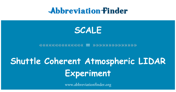 SCALE: Shuttle-kohärente atmosphärische LIDAR-Experiment