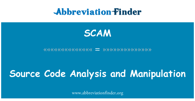 SCAM: Källa koden analys och Manipulation