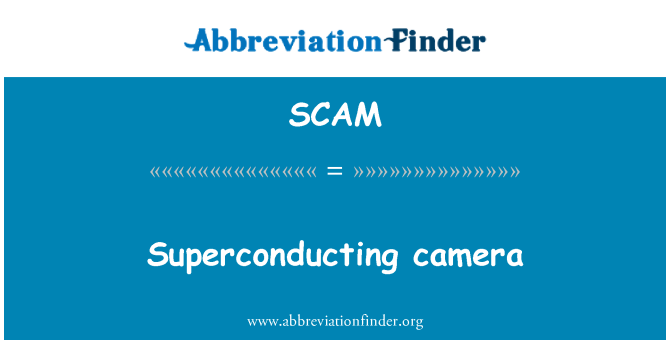 SCAM: Superconducting camera