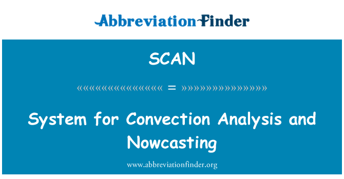 SCAN: Система аналізу конвекції та Nowcasting