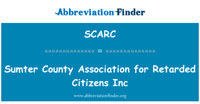 SCARC: Sumter County asociācijas atpalikuši pilsoņu Inc