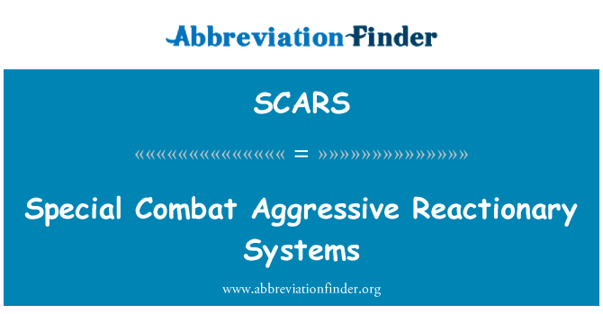 SCARS: Sistemi Reactionary aggressiva jikkumbattu speċjali