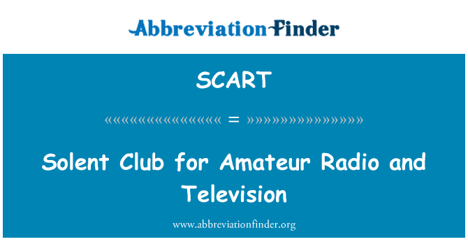 SCART: Solent Club amatérske rádio a televízia
