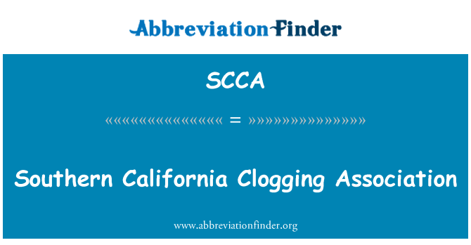 SCCA: Associazione di intasamento del Sud California