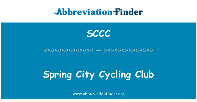 SCCC: Spring City Cycling Club
