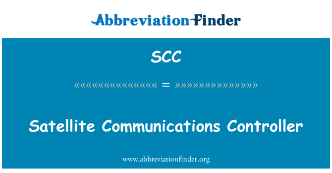 SCC: -Controller til satellitkommunikation