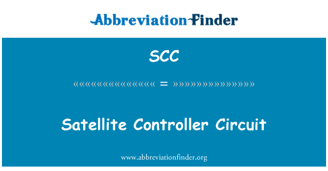 SCC: Iċ-ċirkwit kontrollur bis-satellita
