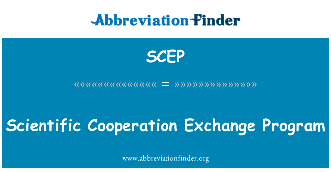 SCEP: Wetenschappelijke samenwerking Exchange programma