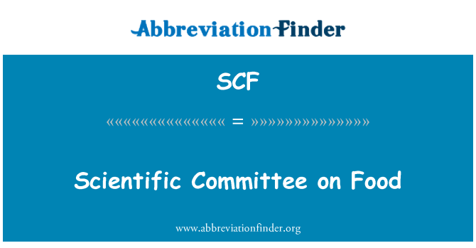 SCF: Научный комитет по продовольственной