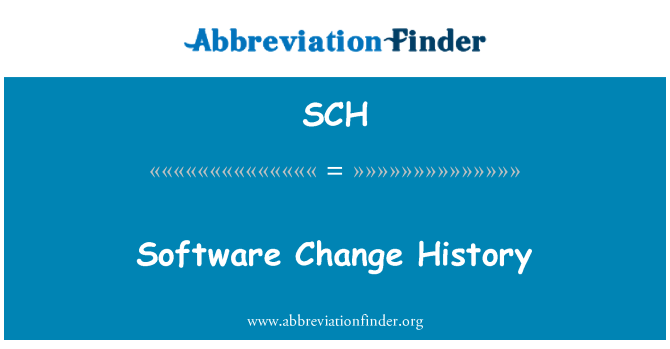 SCH: Programinės įrangos keitimų retrospektyvą