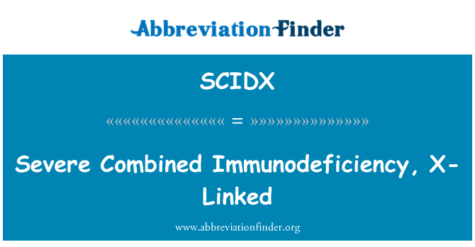 SCIDX: Parah dikombinasikan Immunodeficiency, terkait-X