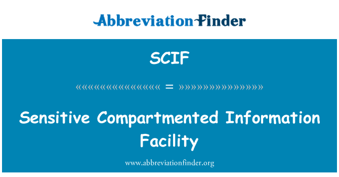 SCIF: Enstalasyon w enfòmasyon Compartmented sansib