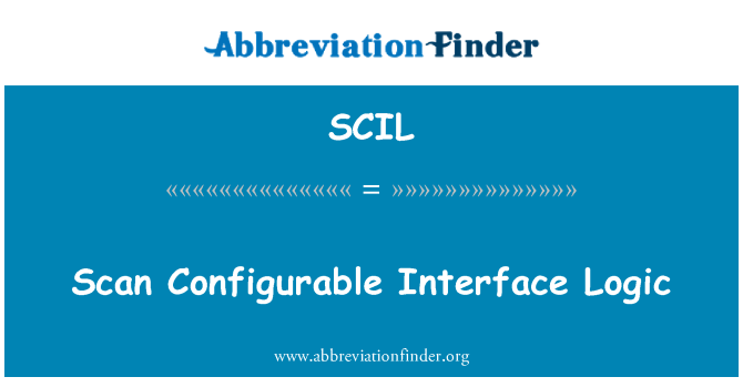 SCIL: اسکن منطق رابط قابل تنظیم