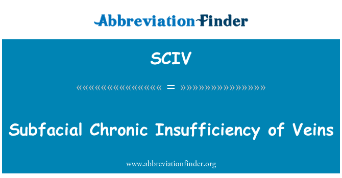 SCIV: Subfacial ensifizans Chronique de varis
