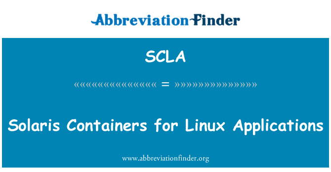 SCLA: Solaris kontejnera za Linux aplikacije