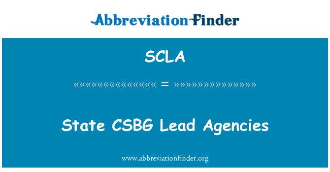 SCLA: ریاست کسبگ کی قیادت ایجنسیوں