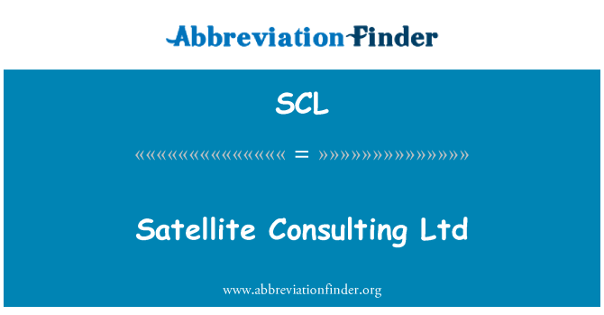 SCL: Satelliet Consulting Ltd