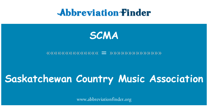 SCMA: Asociace Country Music Saskatchewan