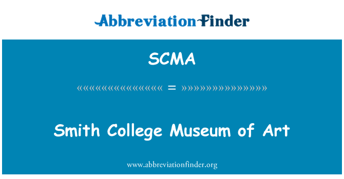 SCMA: Smith College Muzeum umění