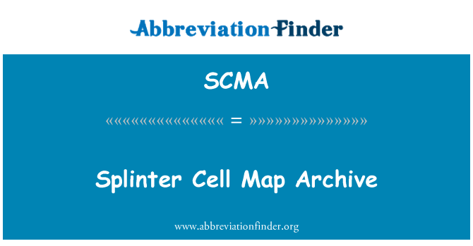 SCMA: Splinter Cell Térkép Archívum