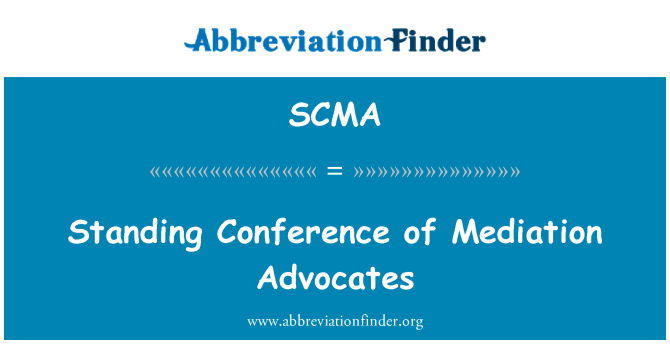 SCMA: Stálá konference zprostředkování obhajuje