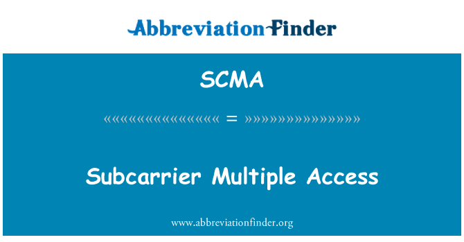 SCMA: 副載波多路訪問