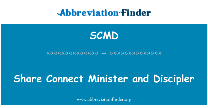 SCMD: Sehem tikkonnettja Ministru u Discipler
