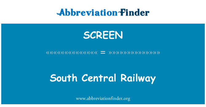 SCREEN: 南中央鉄道