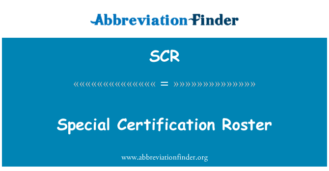 SCR: Kako Certification espesyal