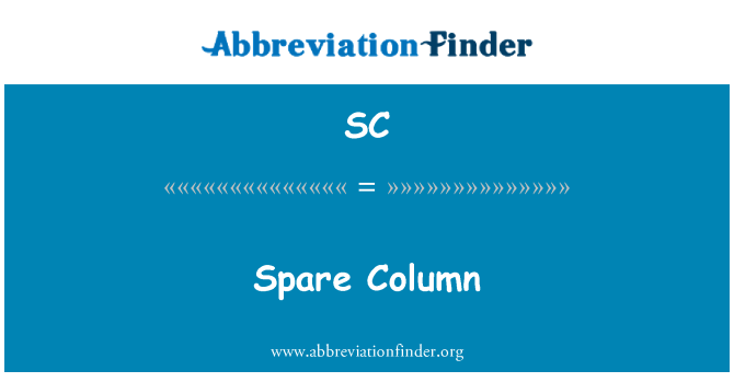 SC: Spare Column