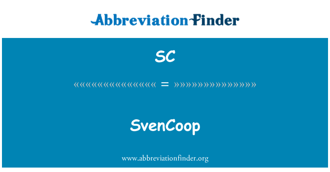 SC: SvenCoop