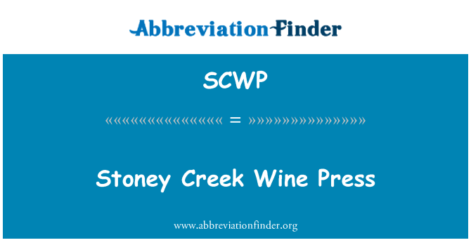 SCWP: Istampa ta ' l-inbid stoney Creek