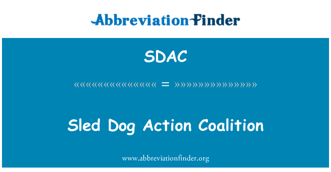 SDAC: Sled Dog akce koalice