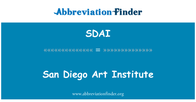 SDAI: San Diego Sanat Enstitüsü