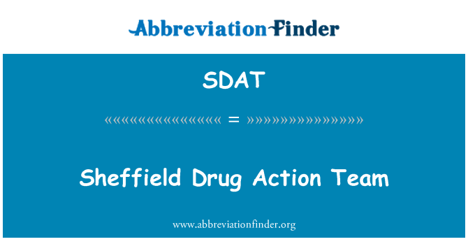 SDAT: Sheffield Drug Action Team