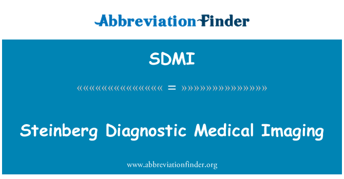 SDMI: Steinberg diagnostisk medicinsk billedbehandling