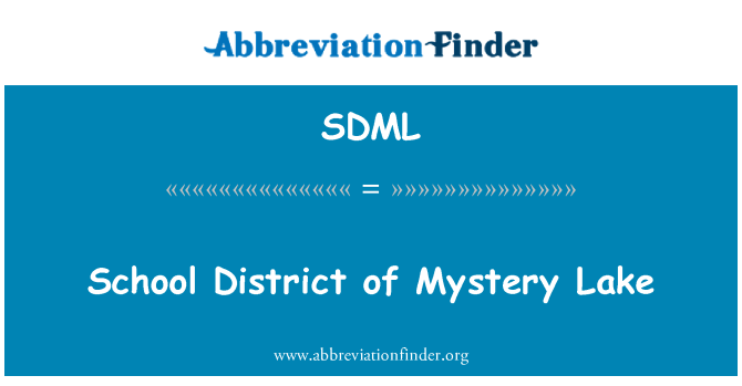SDML: Distrik sekolah misteri Danau