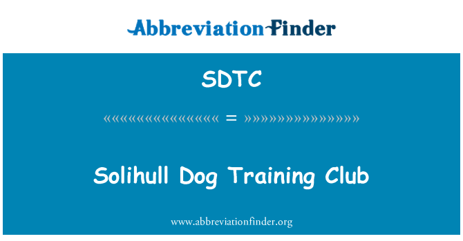 SDTC: Solihull köpek eğitim kulübü