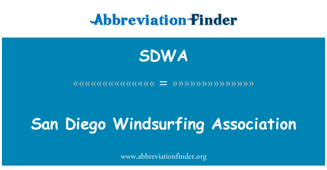 SDWA: San Diego Windsurfing assoċjazzjoni