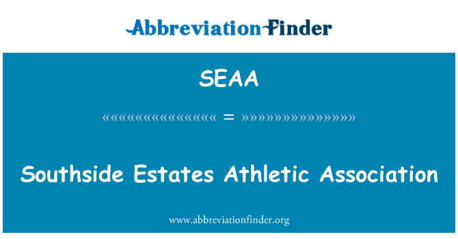 SEAA: Southside Estates Athletic Association