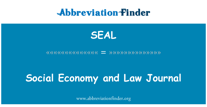 SEAL: כלכלה חברתית ויומן החוק
