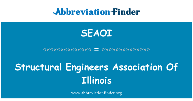 SEAOI: Konstruktorzy Association Of Illinois