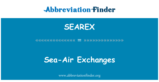SEAREX: 海上的空氣交流