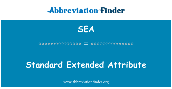 SEA: Standardní rozšířený atribut