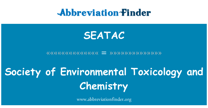 SEATAC: Society of Environmental toksikologi og kemi