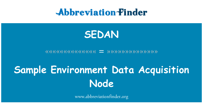 SEDAN: Nodo de adquisición de datos muestra entorno