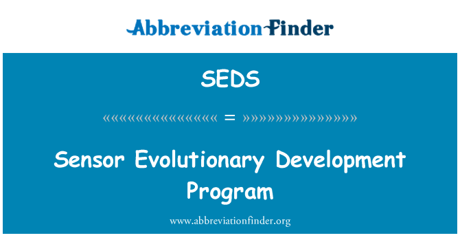 SEDS: Anduri evolutsioonilise arengu programm