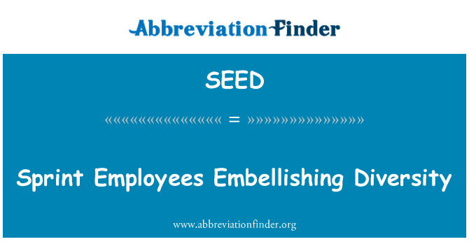 SEED: Dipendenti di Sprint abbellire la diversità
