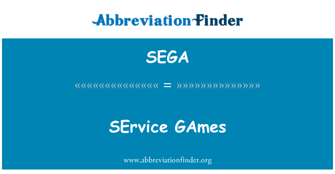 SEGA: Υπηρεσία παιχνίδια